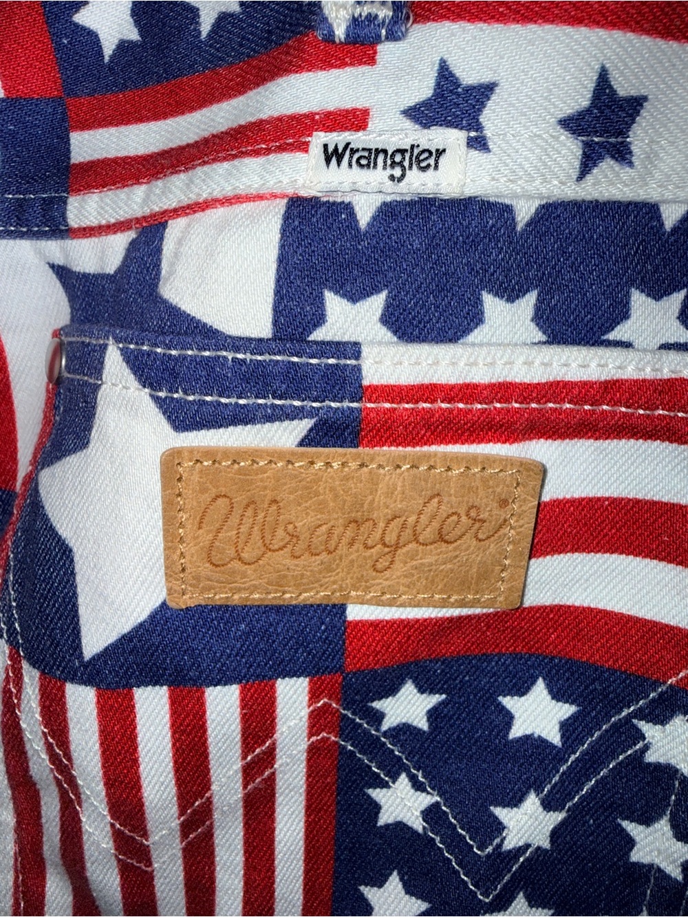 WRANGLER® X 250 YEARS OF AMERICA RETRO BAILEY FLARE PRINT JEAN - 31 x 32 - Picture 8 of 9